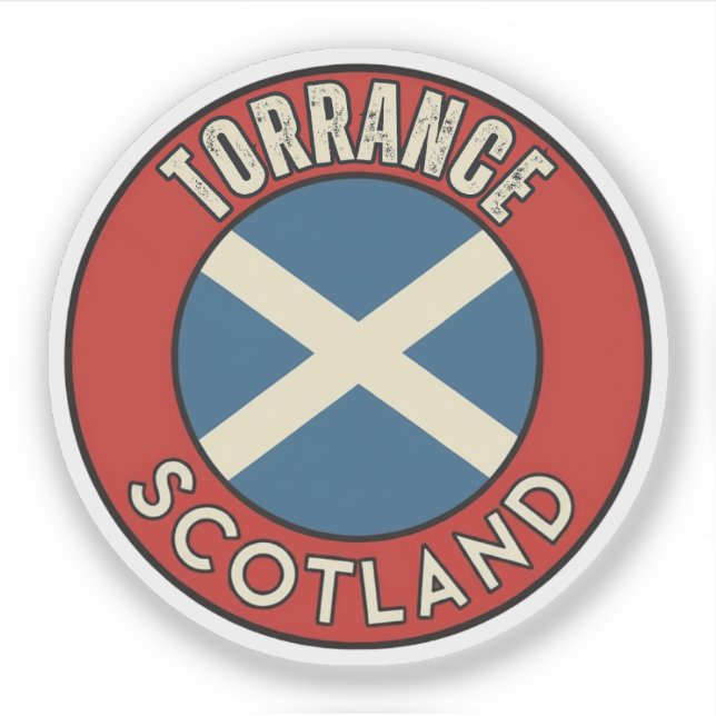 Torrance, Schottland Aufkleber (Vorderseite)