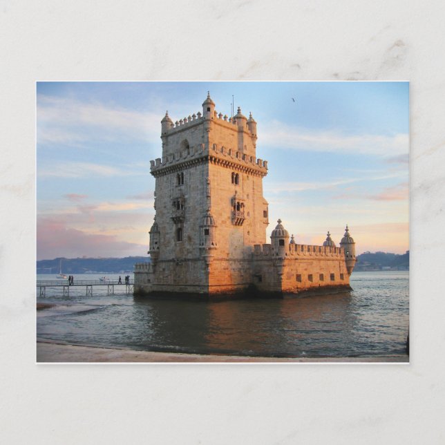 Torre de Belém - Belem Tower portugal Postkarte (Vorderseite)