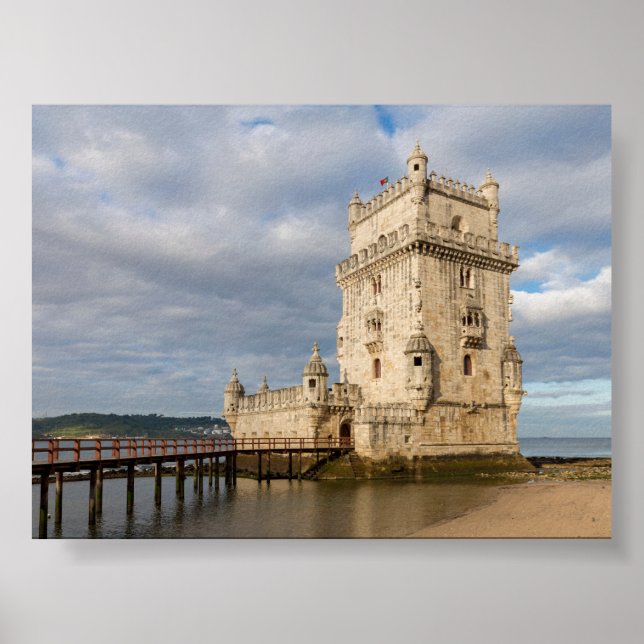 Torre de Belem in Lisbon Poster (Vorne)