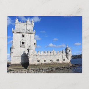 Torre de Belem, Lissabon, Portugal Postkarte