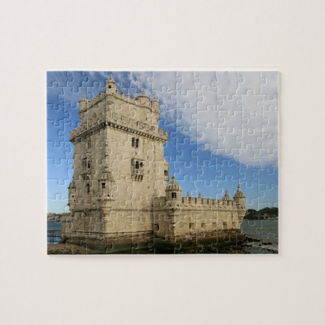 "Torre De puzzle denteux de Belem, Lisbonne" (Horizontal)