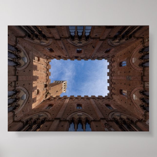 Torre del Mangia Siena Poster (Vorne)