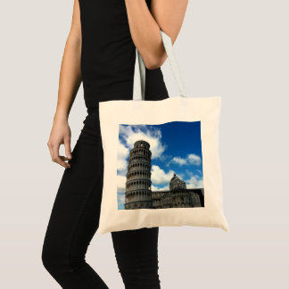 Torre di Pisa Toskana mit Beautiful Blue Sky Tragetasche
