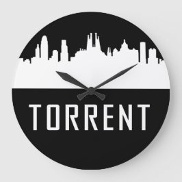 Torrent | Städte Spaniens Große Wanduhr