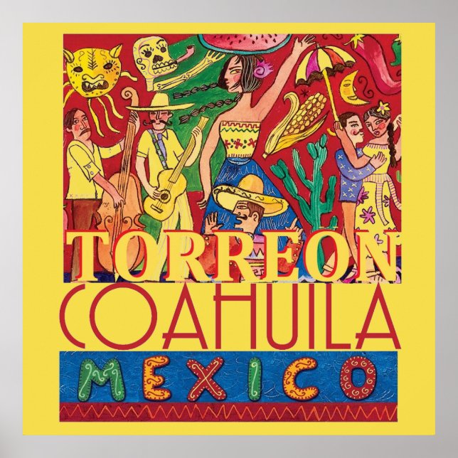 TORREON Mexico Poster (Vorne)