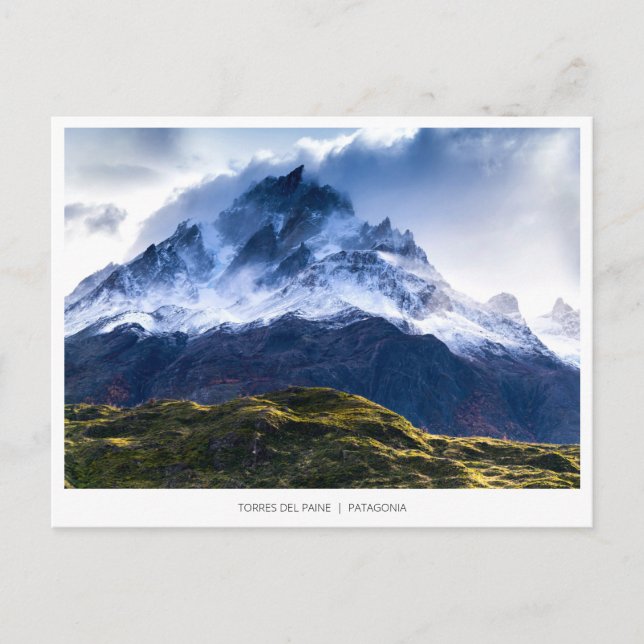 Torres del Paine, Chile Feiertagspostkarte (Vorderseite)