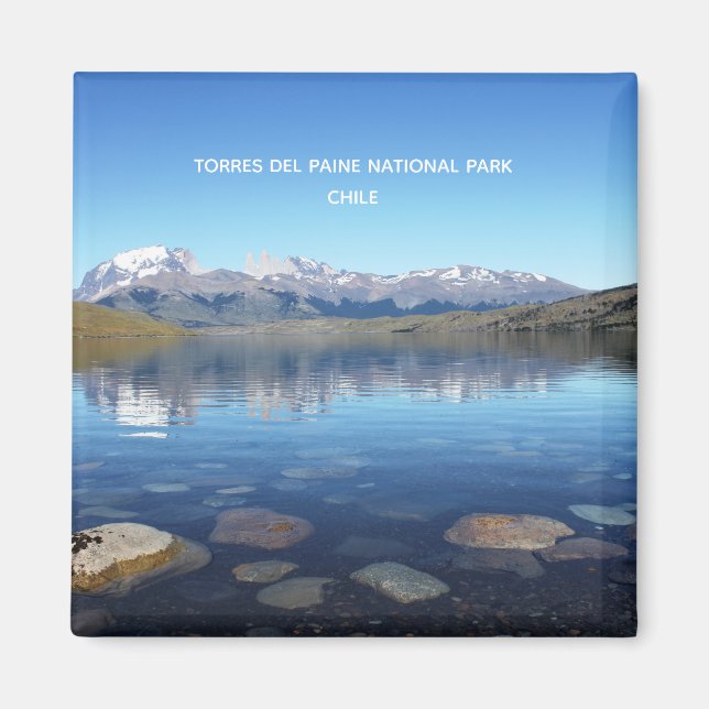 Torres del Paine Nationalpark Chile Magnet (Vorne)