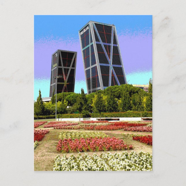 Torres Kio de Madrid Postkarte (Vorderseite)