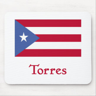 Torres Puertorikaner-Flagge Mousepad
