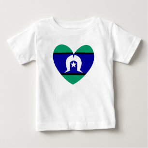 Torres Strait Islanders Herz Baby T-shirt