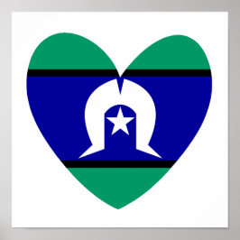 Torres Strait Islanders Herz Poster