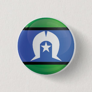 Torres Strait Islands Round-Icon-Flagge Button
