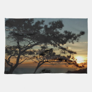 Torrey-Kiefer-Sonnenuntergang I kalifornische Land Geschirrtuch