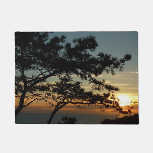 Torrey Pine Sunset I California Landschaft Fußmatte (Vorderseite)