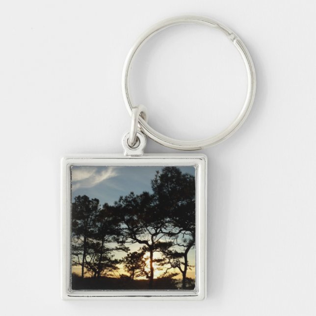 Torrey Pine Sunset II Kalifornien Landschaft Schlüsselanhänger (Vorne)