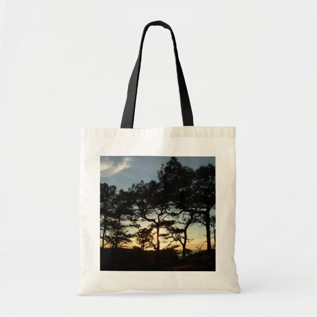 Torrey Pine Sunset II Kalifornien Landschaft Tragetasche (Vorne)