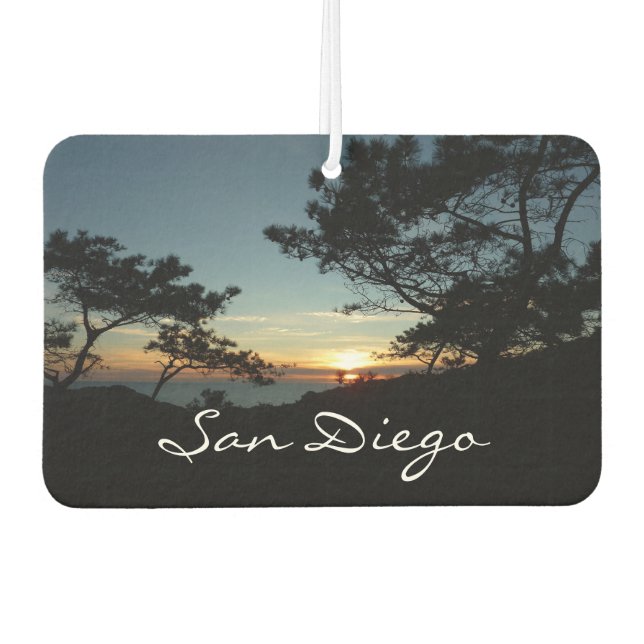 Torrey Pine Sunset III California Landschaft Autolufterfrischer (Vorderseite)