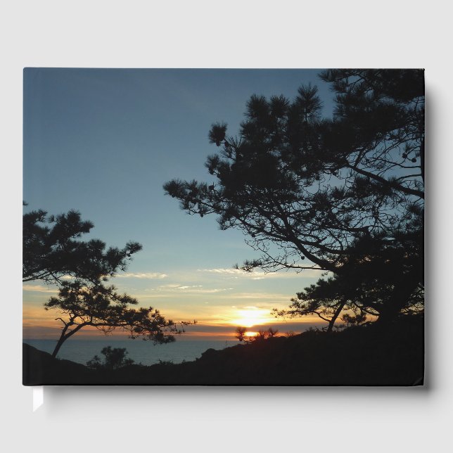 Torrey Pine Sunset III California Landschaft Gästebuch (Vorderseite)