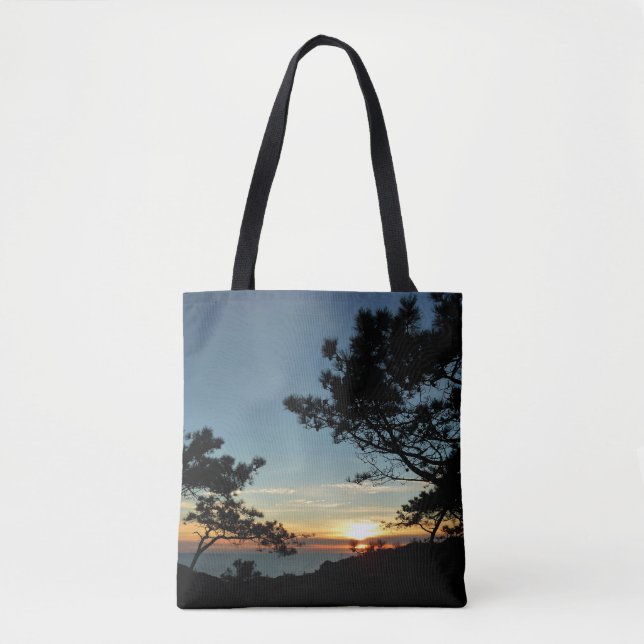Torrey Pine Sunset III California Landschaft Tasche (Vorderseite)