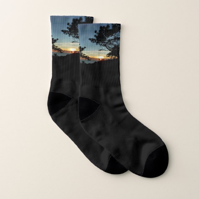 Torrey Pine Sunset III Paysage californien (Paire)