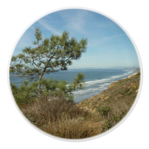 Torrey Pine und California Coastline Landschaft Keramikknauf
