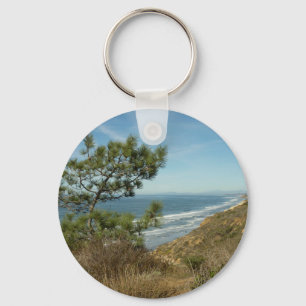 Torrey Pine und California Coastline Landschaft Schlüsselanhänger