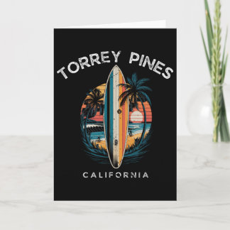 Torrey Pines Beach California Men Women Surfing  Karte