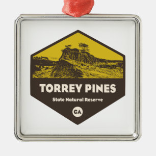 Torrey Pines State Reserve Kalifornien Ornament Aus Metall