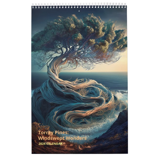 Torrey Pines: Windswept Wonders Kalender (Titelbild)