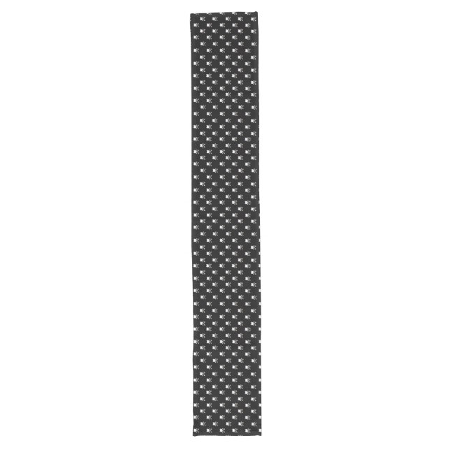 Torrid Westie Crossbones Table Runner Großer Tischläufer (Vorderseite)