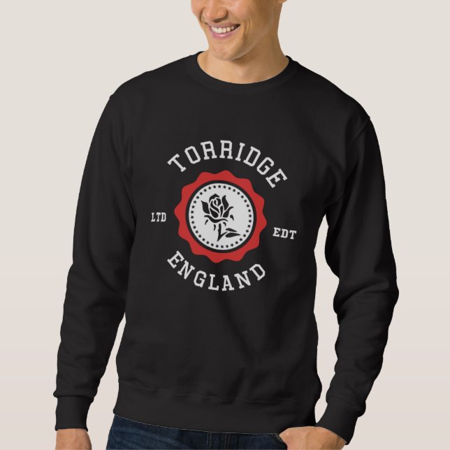 TORRIDGE England Rose Badge Sweatshirt (Vorderseite)