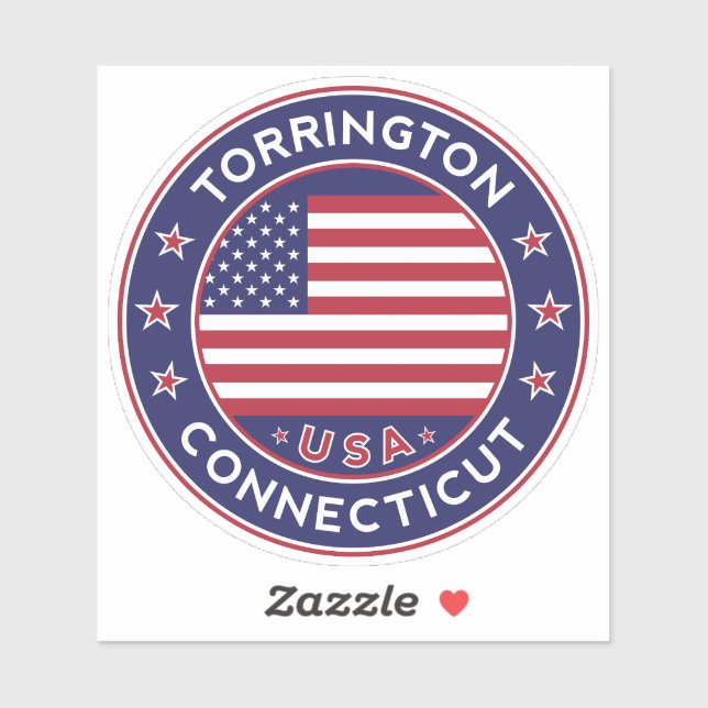 Torrington Connecticut, Torrington Aufkleber (Blatt)