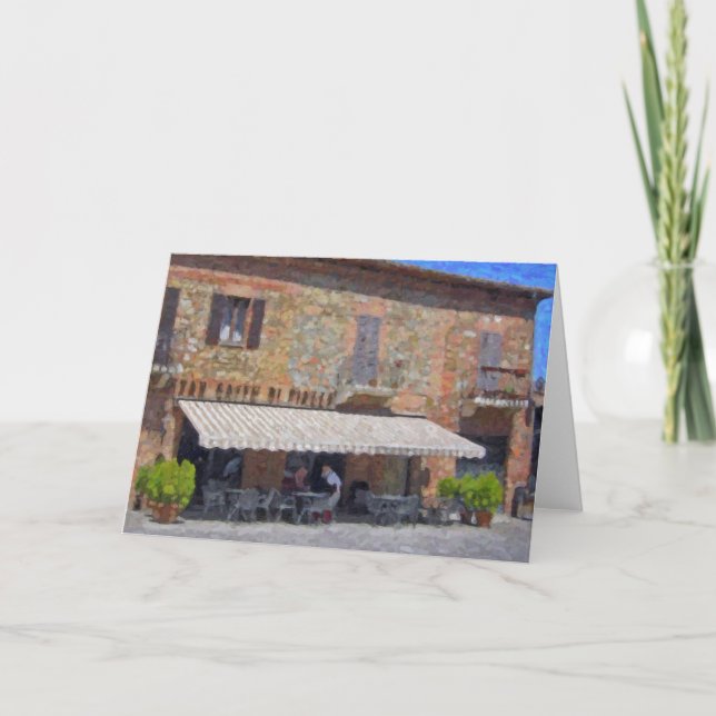 "Torrita Di Siena, Toskana" Gruß-Karten Karte (Vorderseite)