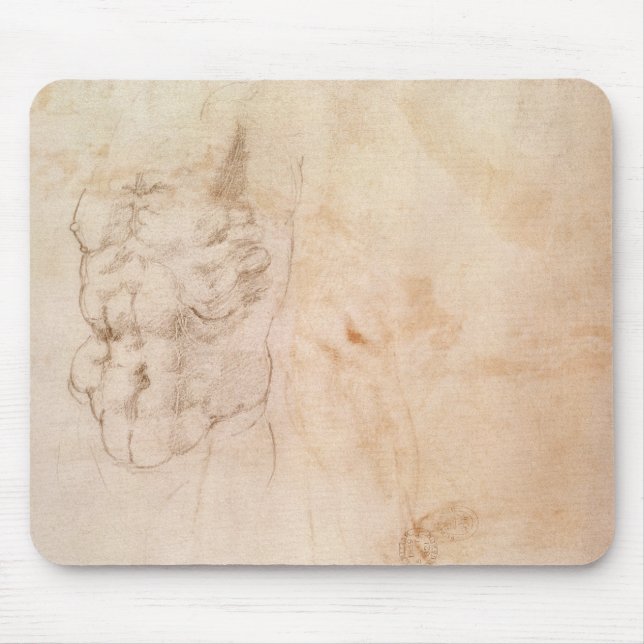 Torso-Studie Mousepad (Vorne)