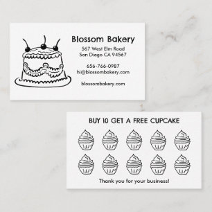 Torte Cupcake Bäckerei Dessert Catering Belohnunge Treuekarte