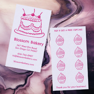 Torte Cupcake Bäckerei Dessert Catering Belohnunge Treuekarte