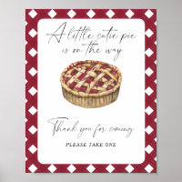 Torte - Danke für das Kommen Poster
