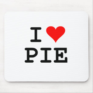 Torte der Liebe I (schwarze Beschriftung) Mousepad