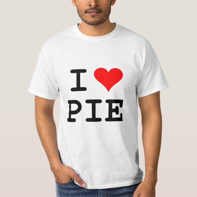Torte der Liebe I (schwarze Beschriftung) T-Shirt (Vorderseite)