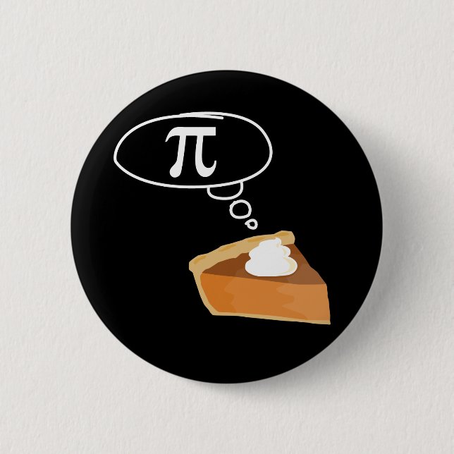 Torte, die an PU denkt Button (Vorderseite)