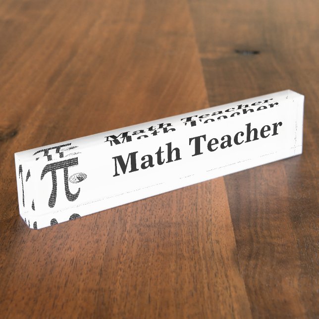 Torte PUs einer Namensplakette (Seite)