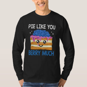 Torte Wie Blaue Beere Viel Blaubeeren Heidelbeere T-Shirt