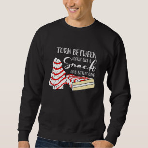 Torte zwischen dem Aussehen wie ein Snack und dem Sweatshirt