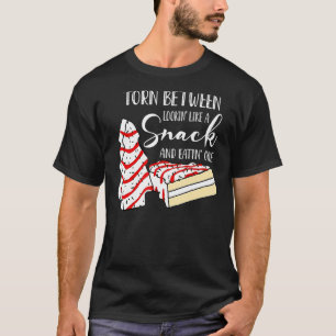 Torte zwischen dem Aussehen wie ein Snack und dem  T-Shirt