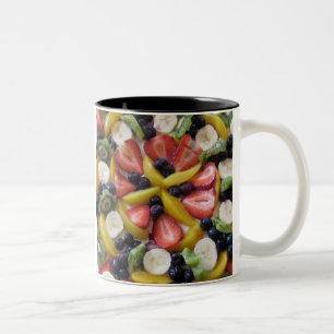 Torten-Himmels-Tasse (groß) Zweifarbige Tasse