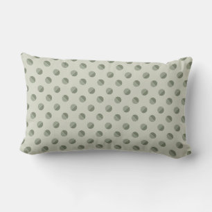 Torten-Polka-Punkte" Salbei- und Farbtoncreme Lendenkissen