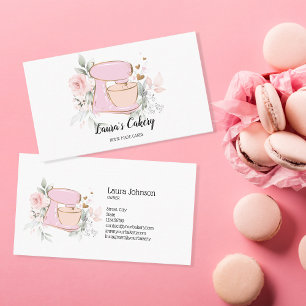Torten & Süßigkeiten Cupcake Heim-Bäckerei-Mixer B Visitenkarte