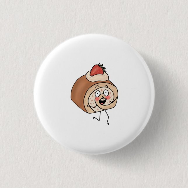 Torten-Thema, Torten-Design Button (Vorderseite)