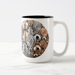 Tortenbäcker, eine Mischung aus Stil und Funktion Zweifarbige Tasse