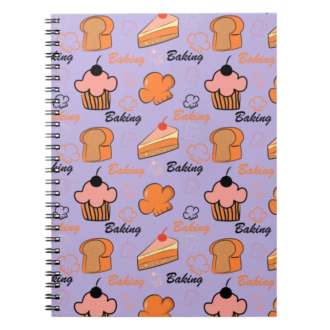 Tortenmuster Notizblock (Vorderseite)